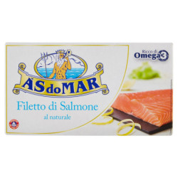 ASDOMAR FILETTO DI SALMONE AL NATURALE 150 G