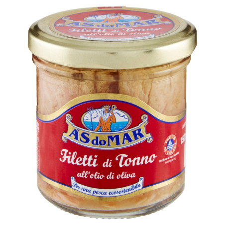 ASDOMAR TUNA FILLETS IN OLIVE OIL 150 G