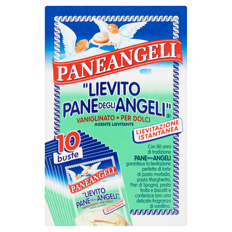 PANEANGELI "Lievito Pane degli Angeli" Vaniglinato 10 x 16 g