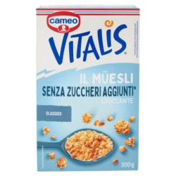 CAMEO VITALIS EL MÜESLI SIN AZÚCAR AÑADIDO* CLÁSICO CRUJIENTE 300 G