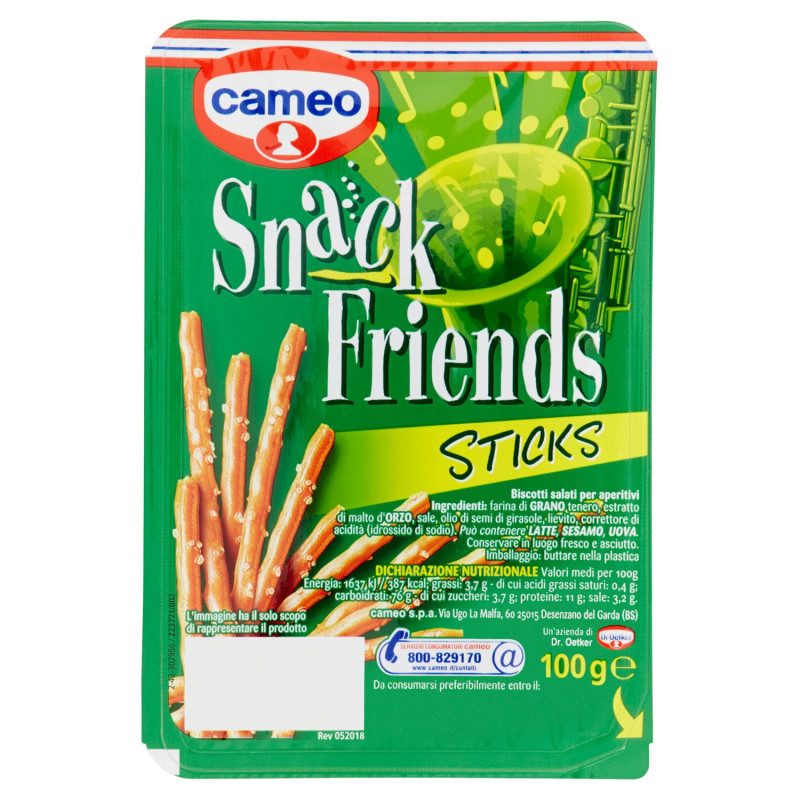 CAMEO SNACK FRIENDS STICKS 100 G