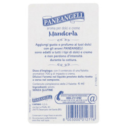 PANEANGELI ALMOND FLAVOR FOR SWEETS AND CREAMS 2 VIALS 4 ML