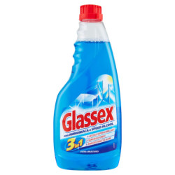 GLASSEX WITH AMMONIA AND SPEED ALCOHOL GLASSES AND MULTIPURPOSE REFILL 500 ML