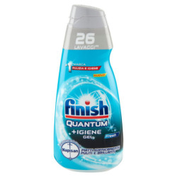 FINISH ULTIMATE + GEL D'HYGIÈNE NAPISAN LIQUIDE LAVE-VAISSELLE RÉGULIER 26 LAVAGES 560 ML