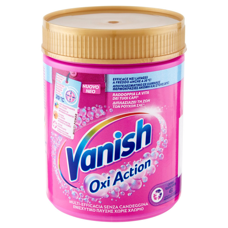 VANISH DÉTACHANT À LESSIVE ROSE EN POUDRE 500 GR