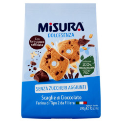 Misura Dolcesenza Scaglie di Cioccolato 290 g