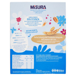 MISURA CEREALI DOLCESENZA FRUMENTO 100% INTEGRALE  AVENA E RISO 350G