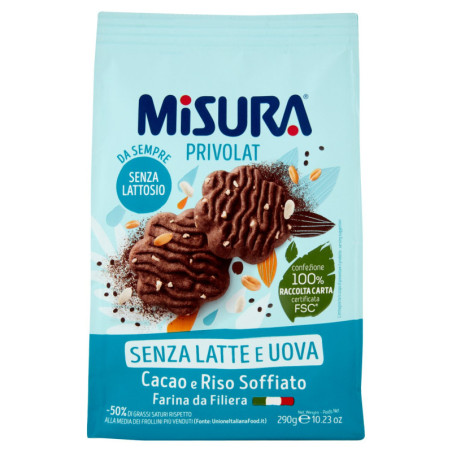 Misura Privolat Cacao e Riso Soffiato 290 g