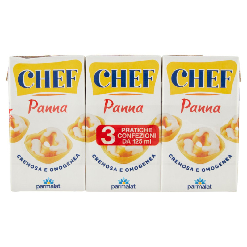 CHEF CREAM 3 X 125 ML