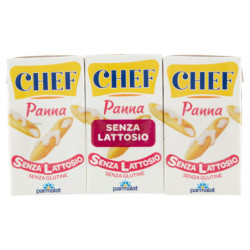 Chef Panna Senza Lattosio 3 x 125 ml