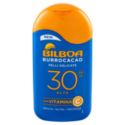 BILBOA BURROCACAO PELLI DELICATE SPF 30 ALTA CON VITAMINA C 200 ML