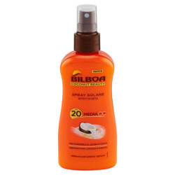 BILBOA COCONUT BEAUTY SPRAY SOLARE SPF 20 MEDIA 200 ML