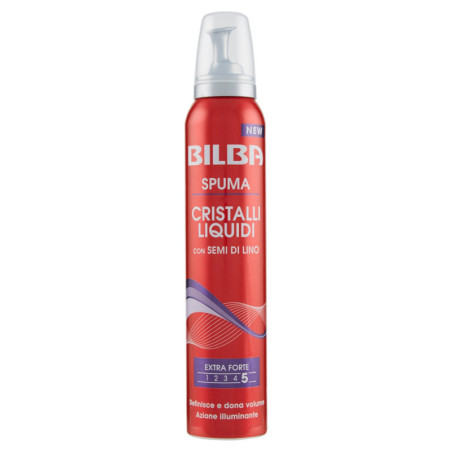 BILBA SPUMA CRISTALLI LIQUIDI CON SEMI DI LINO 200 ML