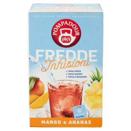 Pompadour Fredde Infusioni Mango e Ananas 18 x 2,5 g