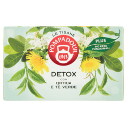 Pompadour Le Tisane Detox con Ortica e Tè Verde 18 x 2,2 g