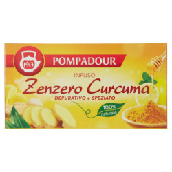 Pompadour Infuso Zenzero Curcuma 20 x 1,8 g