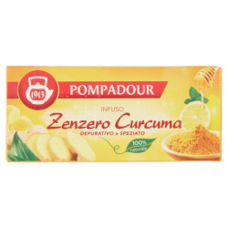 Pompadour Infuso Zenzero Curcuma 20 x 1,8 g