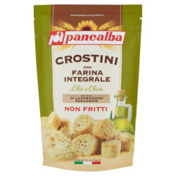 PANEALBA CROSTINI CON FARINA INTEGRALE E OLIO DI OLIVA 80 G