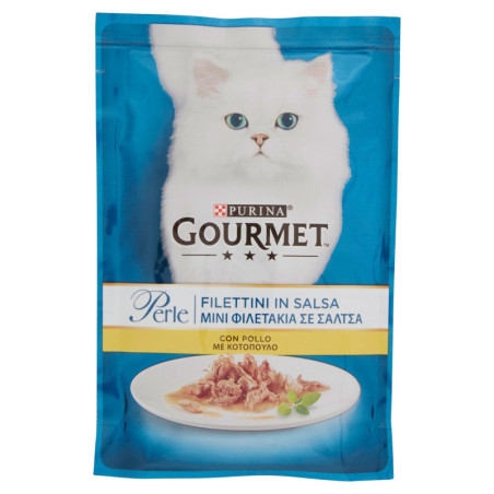 PURINA GOURMET PERLE FILETS EN SAUCE AU POULET 85 G