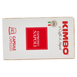 Kimbo Espresso Napoli Compatibili con le Macchine Nespresso* 40 x 5,5 g