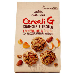 CEREALES GALBUSERA G GRANOLA Y MASA QUEBRADA CON ALBARICOQUE, NARANJA Y ALMENDRAS 300 G