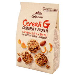 CEREALES GALBUSERA G GRANOLA Y MASA QUEBRADA CON ALBARICOQUE, NARANJA Y ALMENDRAS 300 G