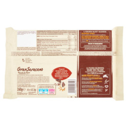 GALBUSERA GRANSARACENO RICA EN FIBRA ENTERA CON TRIGO ALFORFÓN Y CHIPS DE CHOCOLATE 6 X 43,3 G