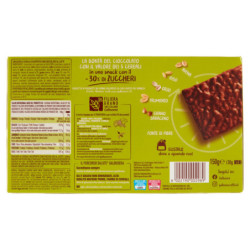 GALBUSERA CEREALS G PASTRY WITH Puffed RICE COVERED IN CHOCOLATE 5 X 30 G