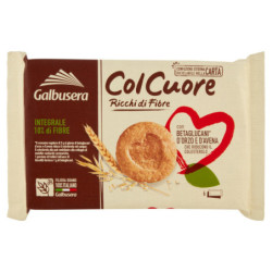 GALBUSERA COLCUORE RICA EN FIBRA CON BETAGLUCANOS* DE CEBADA Y AVENA 6 X 50 G