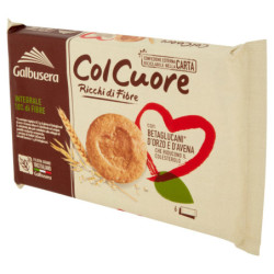 GALBUSERA COLCUORE RICA EN FIBRA CON BETAGLUCANOS* DE CEBADA Y AVENA 6 X 50 G