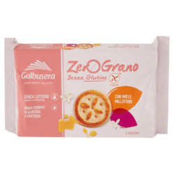 GALBUSERA ZEROGRANO SANS GLUTEN AU MIEL MILLEFIORI 260 G