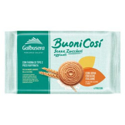 GALBUSERA BUONICOSÌ OHNE ZUCKERZUSATZ MIT FRISCHEN ITALIENISCHEN EIER 6 X 55 G