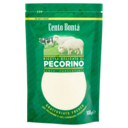 CENTO BONTÀ RECETA DELICADA CON PECORINO FRESCO RALLADO 100 G