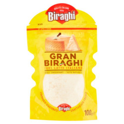 Biraghi Gran Biraghi Formaggio Stagionato Grattugiato Fresco 100 g