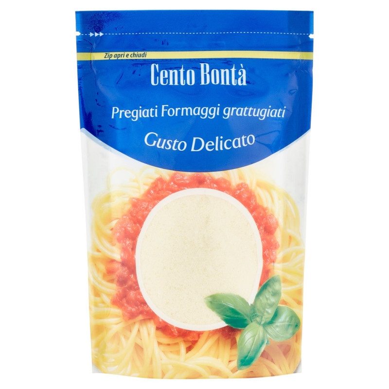 CENTO BONTÀ QUESOS RALLADOS FINOS SABOR DELICADO 100 G