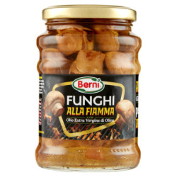 BERNI FUNGHI ALLA FIAMMA CON OLIO EXTRA VERGINE DI OLIVA 350 G