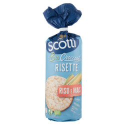 ARROZ SCOTTI LE BIO CRISPY RISETTE DE ARROZ Y MAÍZ 150 G