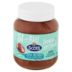 Riso Scotti Si con Riso Crema Spalmabile con riso, nocciole e cacao Senza Lattosio 400 g