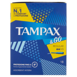 TAMPAX &GO REGULAR X18