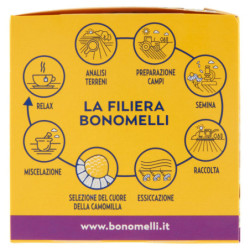 Bonomelli Camomilla in Filtri con Melatonina e con Magnesio Setacciata in Filtri 14 filtri 35 g