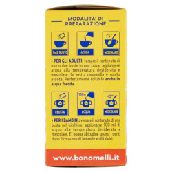 BONOMELLI GESUCKERTER LÖSLICHER KAMILLENEXTRAKT MIT HONIG UND ORANGE 16 X 5 G