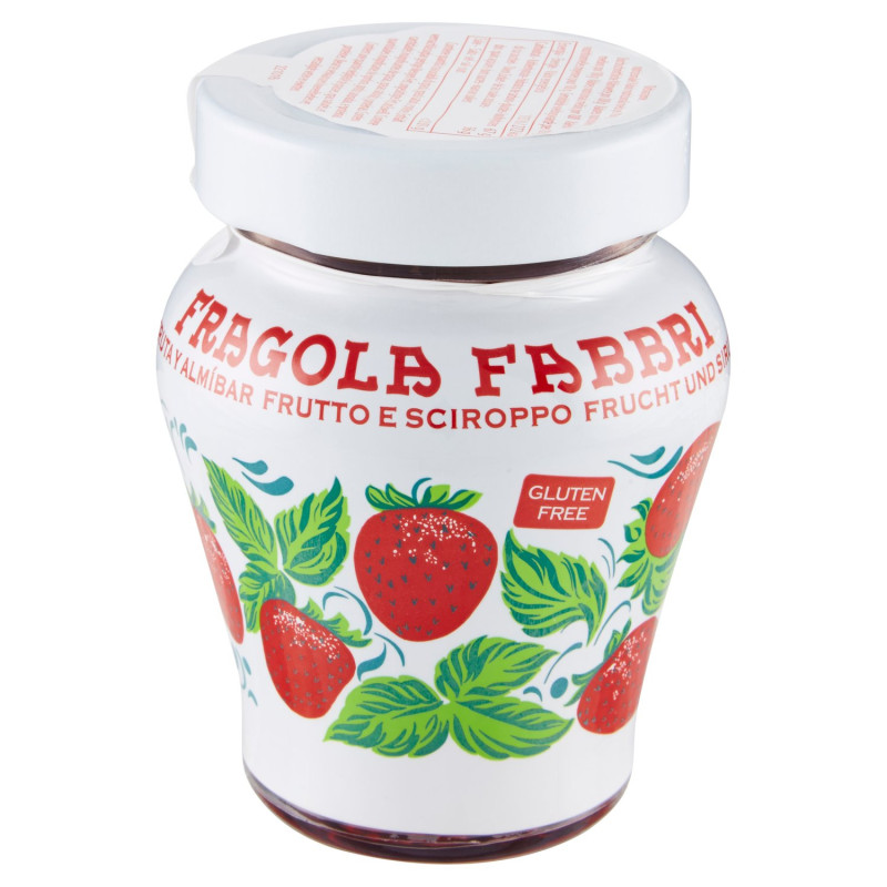 FRAGOLA FABBRI FRUTTO E SCIROPPO 230 G