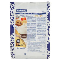 FABBRI CREMAFREDDA SABOR FIORDILATTE PARA SORBETES CON GRANIZADORA 750 G