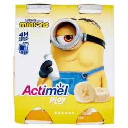 ACTIMEL PLAY BANANA 4 X 100 G