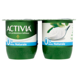 ACTIVIA 0% GRASSI NATURALE 4 X 125 G