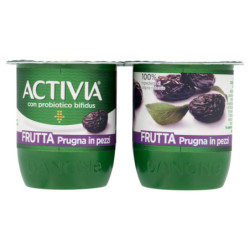 ACTIVIA CIRUELA EN TROZOS 4 X 125 G