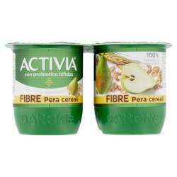 CEREALES FIBRAS DE PERA ACTIVIA 4 X 125 G