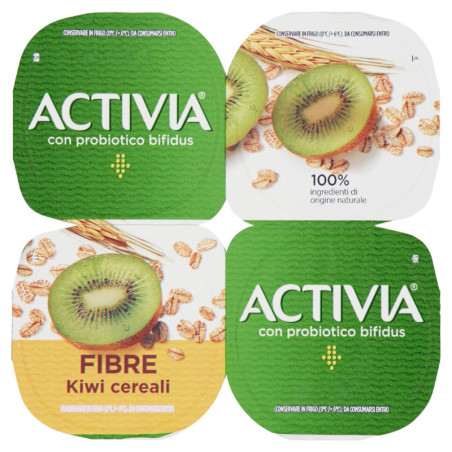 ACTIVIA FIBRE KIWI CEREALI 4 X 125 G