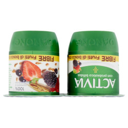 ACTIVIA FIBRAS BAYAS Y SALVADO 4 X 125 G