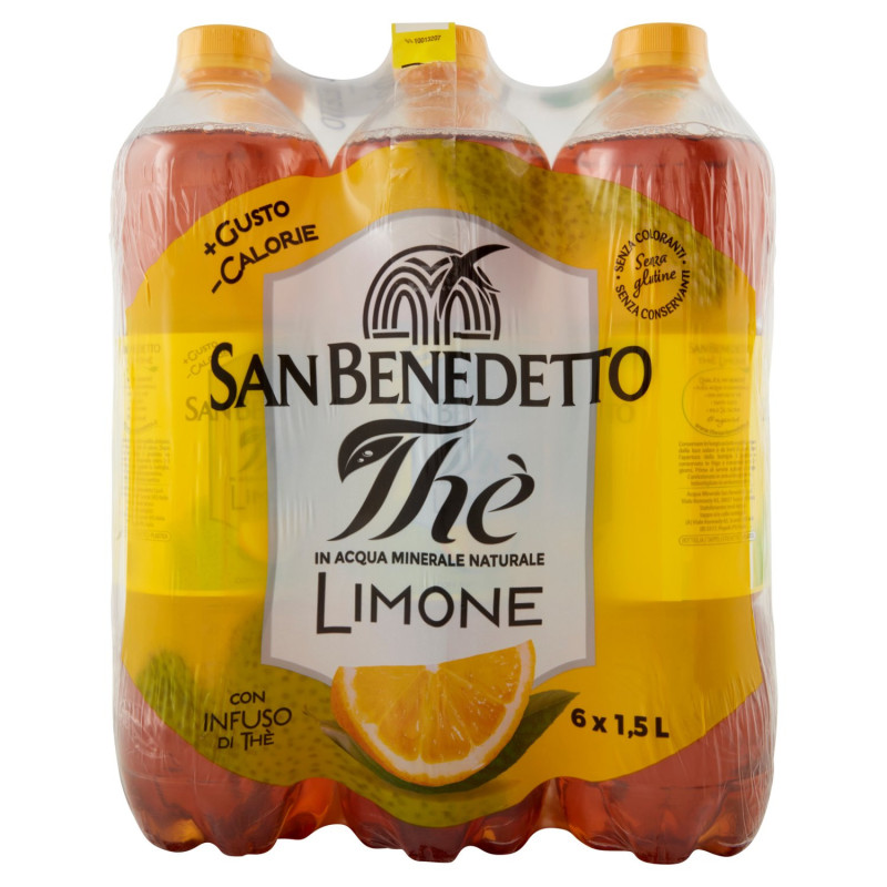 San Benedetto Thè limone 1,5 L fardello x 6